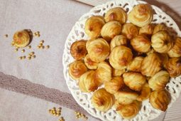 Extremely soft choux pastry cookies