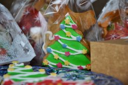 Decorated Christmas cookies