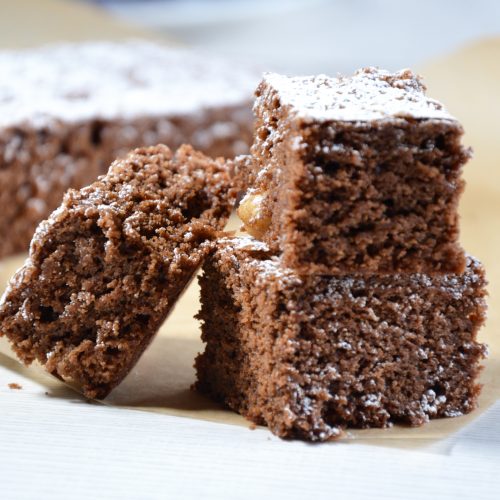 Chocolate Fudge Brownie with Nuts Tasted Stories