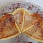 Heart Shaped Breakfast Pancakes for Valentine's Day