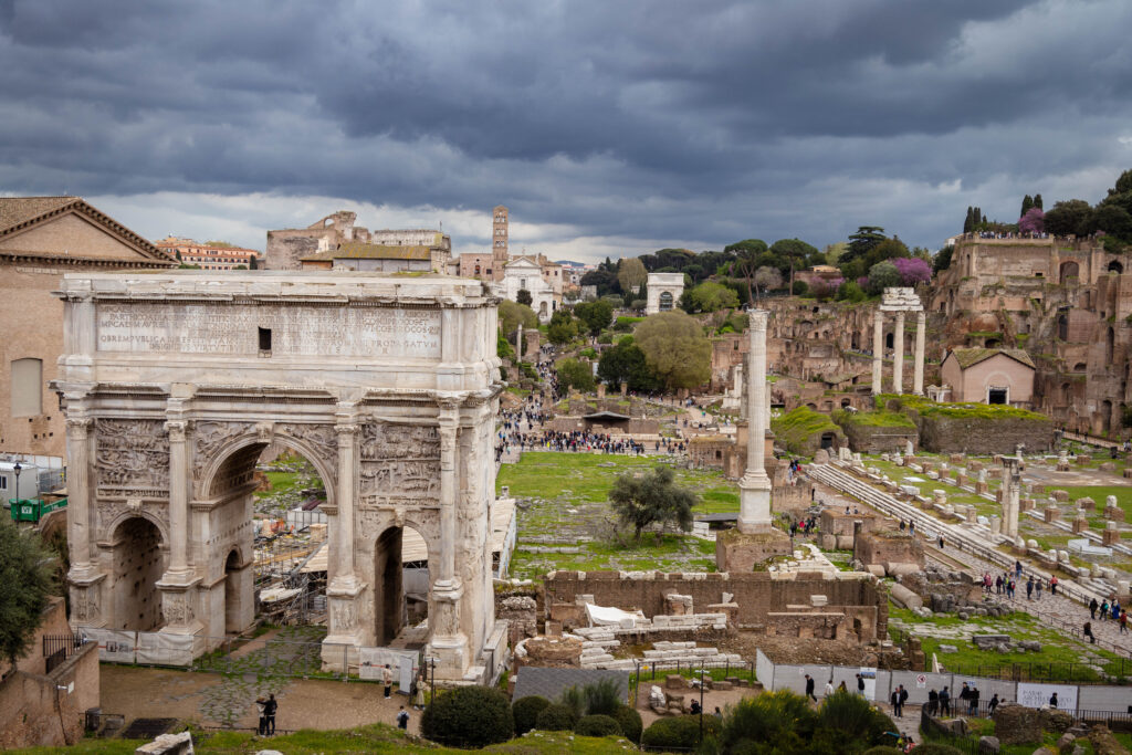 Romos forumo panorama